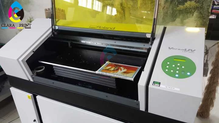 Roland VersaUV LEF-300 б/у настольный УФ планшетный принтер с новой печатной головкой для