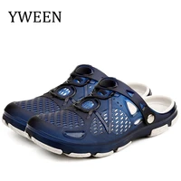 yween 2020 new men sandals anti skid flip flops slippers men outdoor beach casual shoes male sandals cheap water jelly shoes