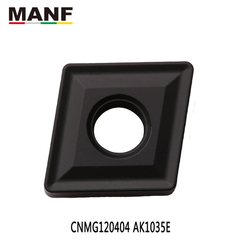 

MANF Turning Tool Inserts CNMG120404 CNMG120408 Lathe Cutter Carbide Inserts Inner Hole CNC Blade For Cast Iron MCLNR2525M12