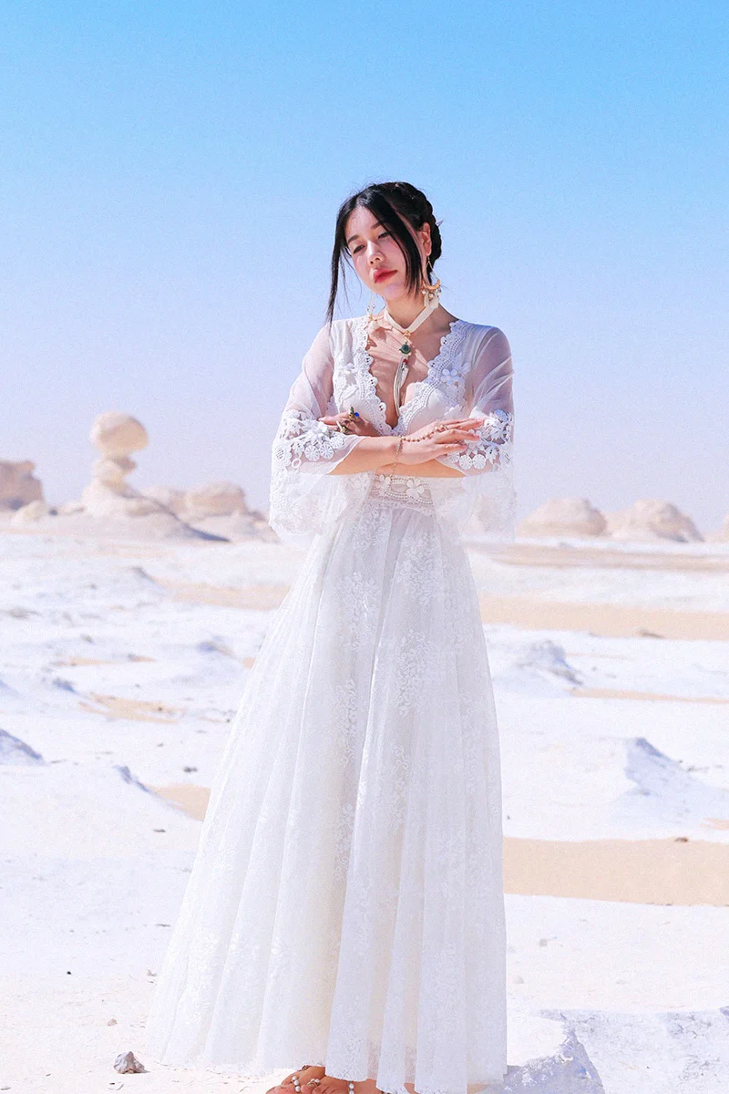 2017 весеннее летнее Сексуальное Белое Кружевное цельнокроеное платье с