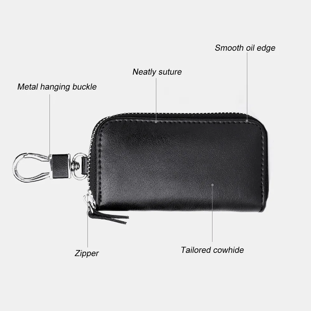 Чехол для ключей автомобиля subaru WRX кожаный чехол сумка на молнии Mazda 5 Honda Fit