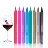 wine glass markerspack of 6 food safe non toxic wine glass marker pen shares a fun experience with family and friend great gift