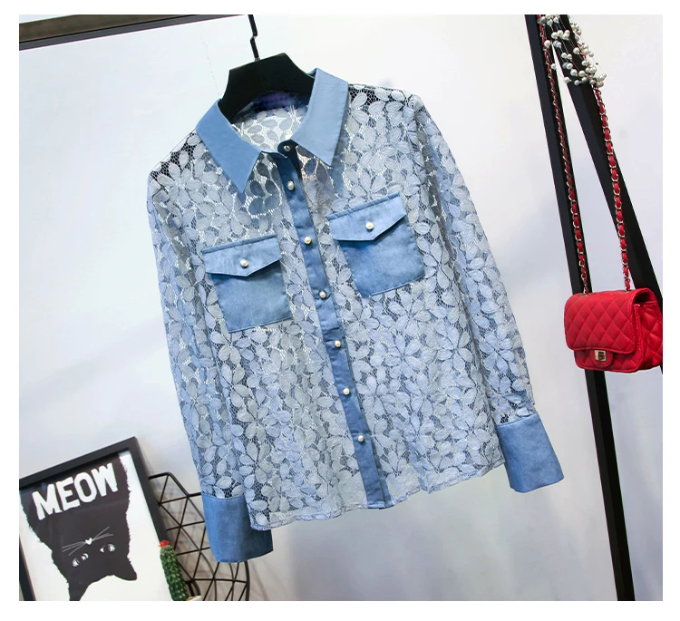 HIGH STREET/Новинка, стильный костюм для подиума, комплект женской Кружевной Блузки с длинными рукавами, рубашка, плиссированная юбка, комплект