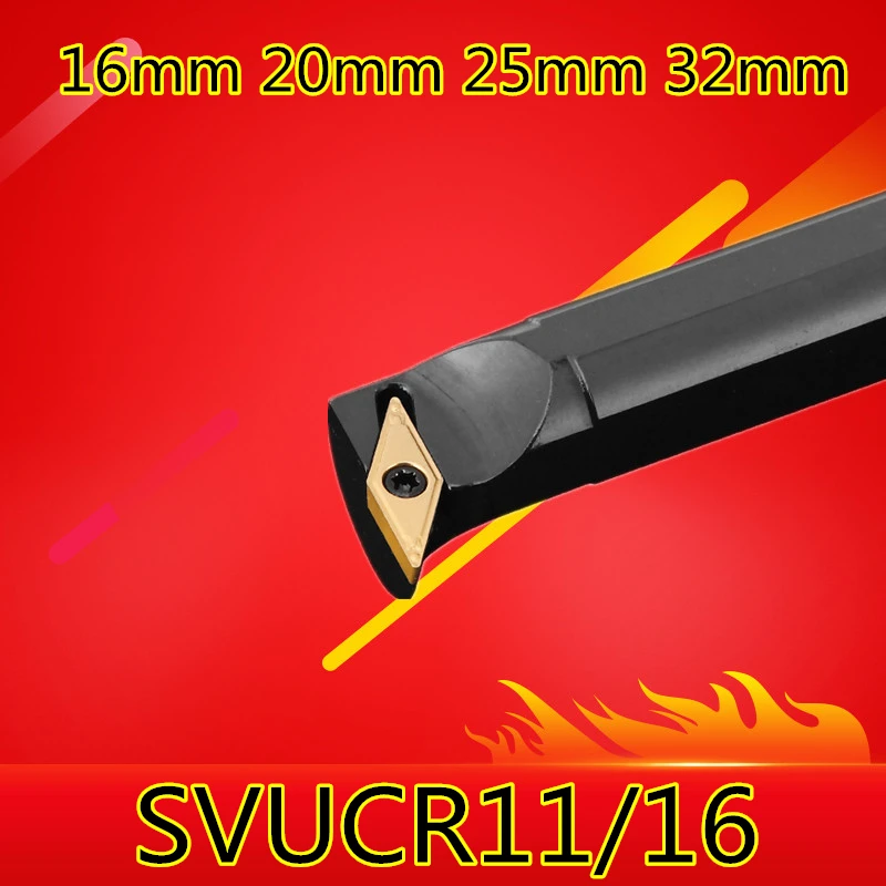 

1PCS 16mm 20mm 25mm 32mm S16Q-SVUCR11 S20R-SVUCR16 S25S-SVUCR16 S32T-SVUCR16 SVUCL16 the Right/Left Hand CNC Turning Lathe tools