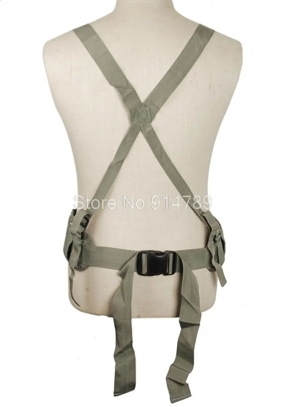 Тактический страйкбол Молл талии мягкий пояс с подтяжками ACU 34183|belt with suspenders|belt