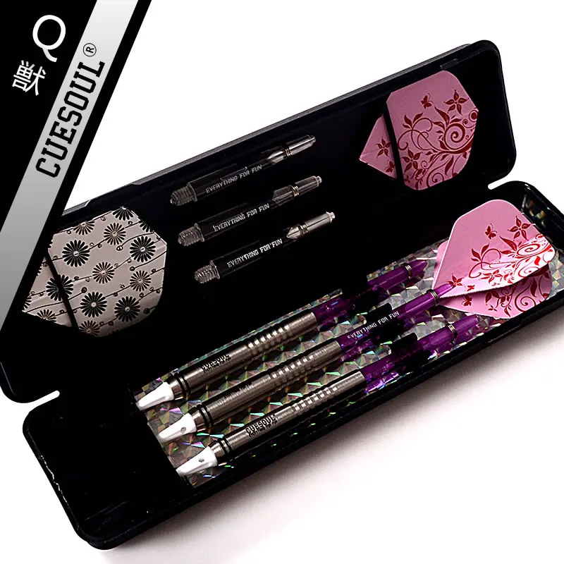 Новый Cuesoul 3 шт./компл. 90% Вольфрам Dart Body18g 14.5 см Дартс профессиональный мягкий