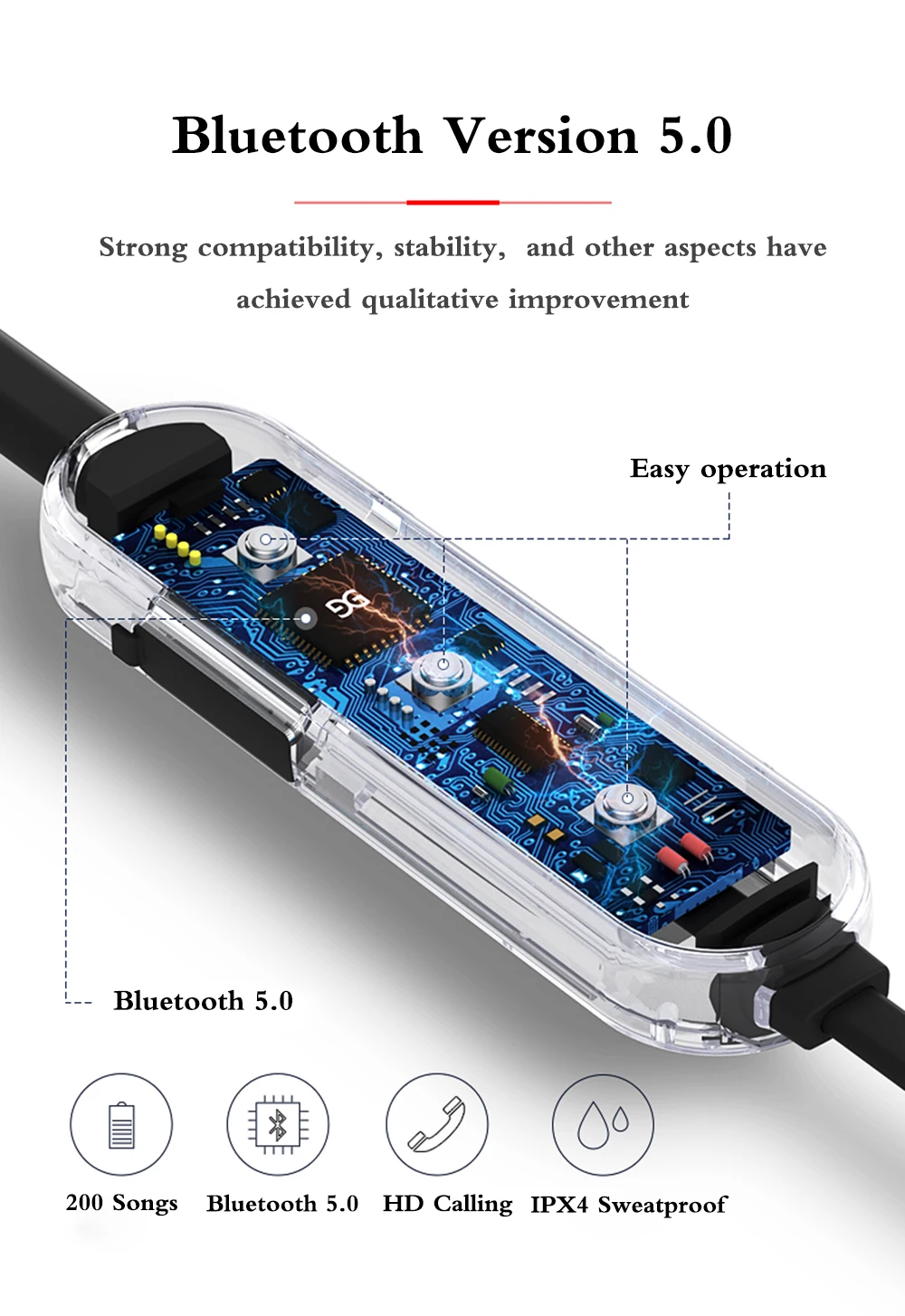 Bluetooth наушники беспроводной с микрофоном для iPhone Xiaomi huawei hi-fi-стереозвук эффект fone де ouvido безпроводные наушники