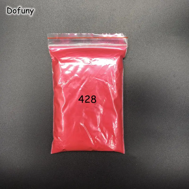 428red 100 г Безопасный Перламутровый Порошок Слюды Пигмент смолы краска косметический блеск для ногтей жемчужный порошок краситель мыло пигмент - Цвет: 428red