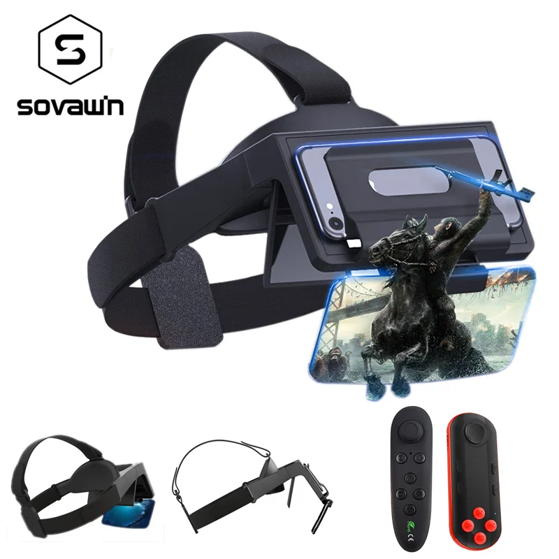 Sovawin 3D смартфон AR очки дополненной реальности Мобильный коробка гарнитура