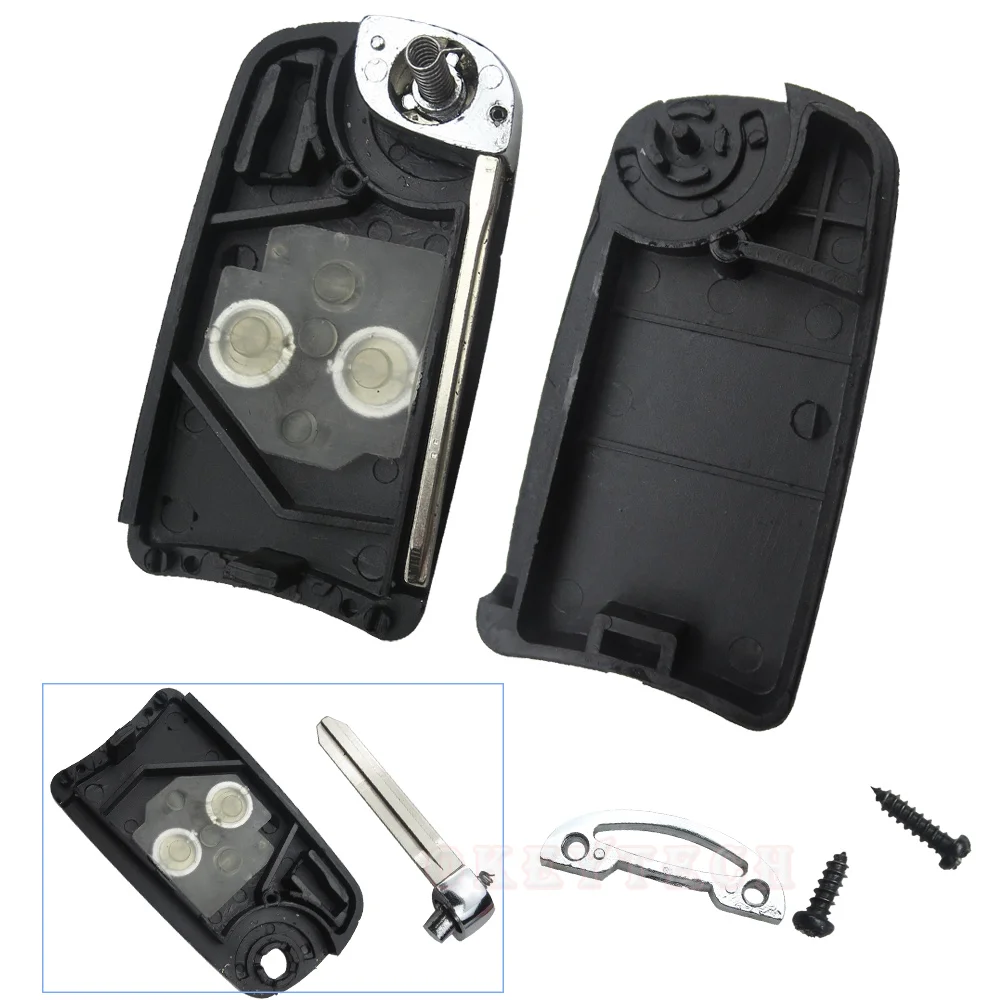Чехол для Toyota Corolla Yaris Hilux Двухкнопочный складной|case for|case casecase for car key |