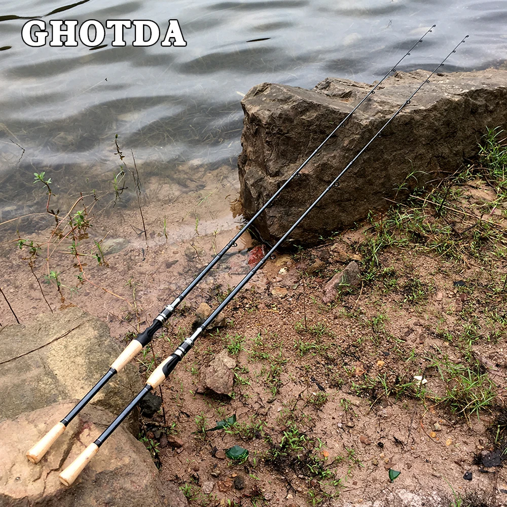 Рыболовная удочка для заброса приманки GHOTDA 4 секции кастинговое удилище