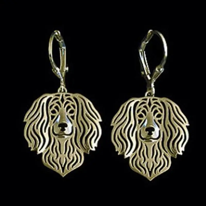 

Lovers' Alloy Dog Earrings Women Metal Boykin Spaniel Earrings