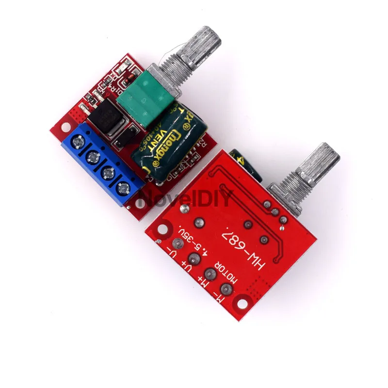 Мини 5A 90W PWM 12V контроллер скорости двигателя постоянного тока модуля DC-DC 4,5 V-35 V Регулируемый Скорость регулятор Управление переключатель регулятора 24V