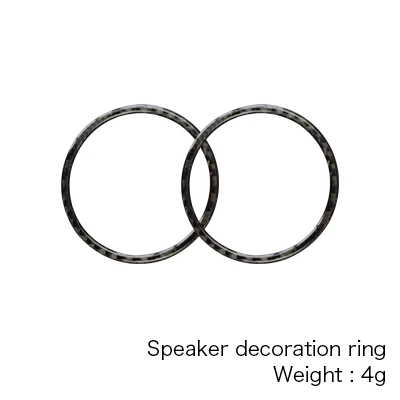 speaker frame Airspeed углеродного волокна фар переключатель рамка динамика для Ford Mustang наклейки для автомобиля-Стайлинг авто аксессуары - Название цвета: speaker frame