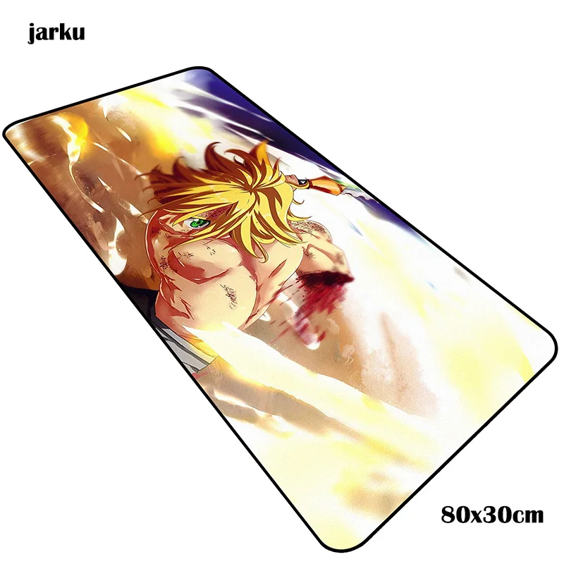 size 800x300x2mm Nanatsu no taizai коврик для мыши геймер мальчик подарок 800x300x2 мм notbook коврик для мыши игровой коврик для мыши персональный Коврик для мыши PC padmouse коврики - Цвет: size 800x300x2mm