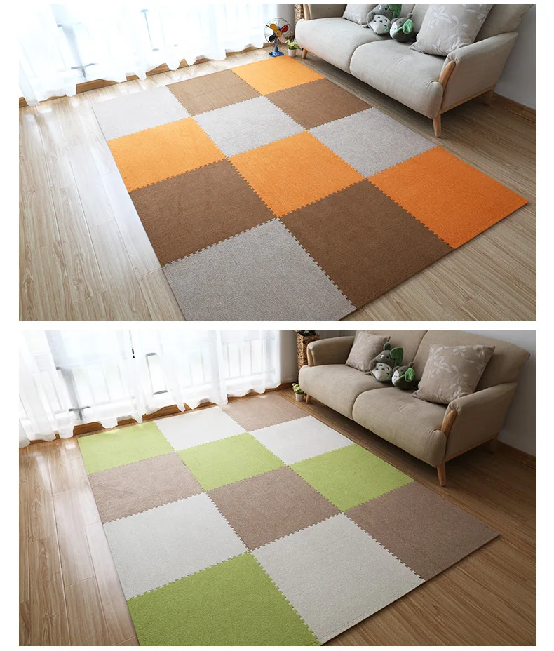 30x30x1 см детский игровой коврик напольный коврик-пазл детский коврик из пены EVA Детский мягкий развивающий игровой коврик для ползания с краями