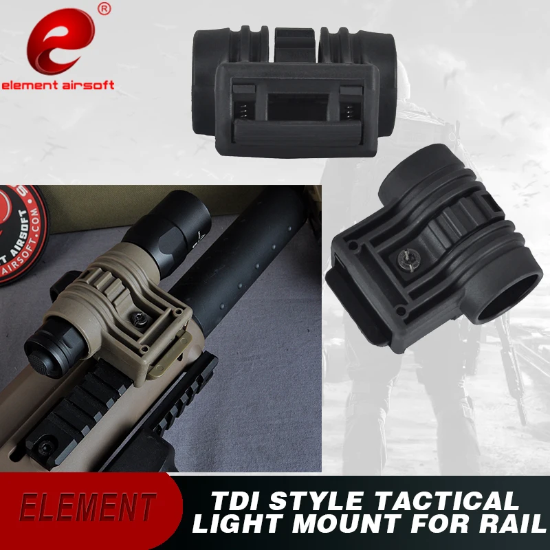 Крепление для тактисветильник Element TDI Style подходит 20-миллиметрового рельсового