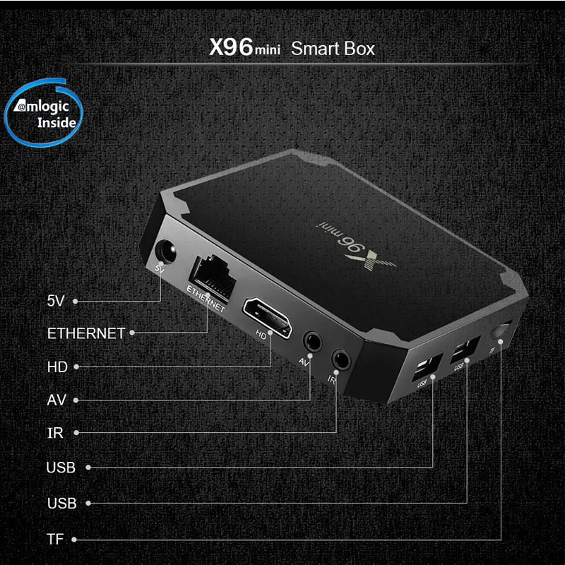 ТВ-приставка Wechip X96 Mini Smart Android 7 1 2G 16G телеприставка 1G 8G X96mini поддержка 4K HD 2 4G