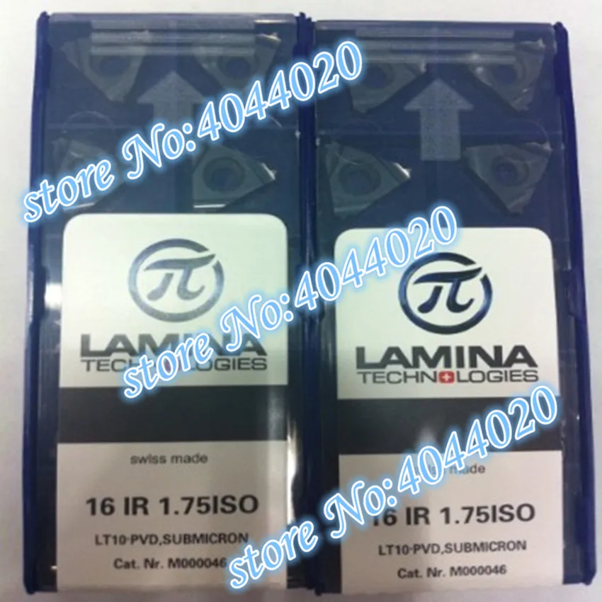 LAMINA 16IR 1.75ISO LT10 10 шт. качественные товары новый оригинальный|Токарный инструмент| |