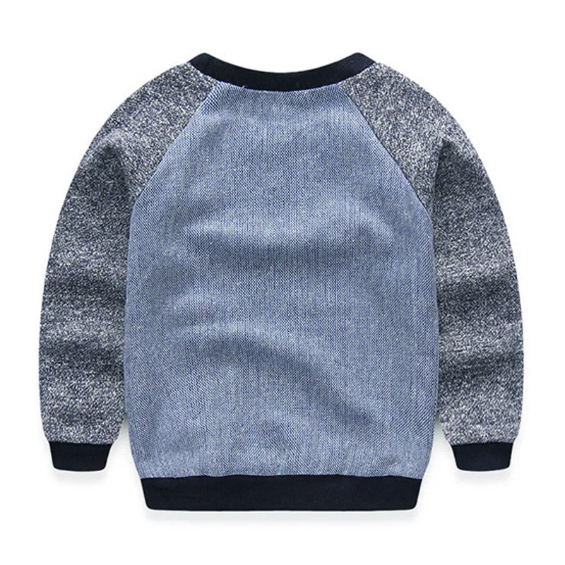 Свитшот для мальчиков Детская осенняя и зимняя одежда детская с круглым вырезом