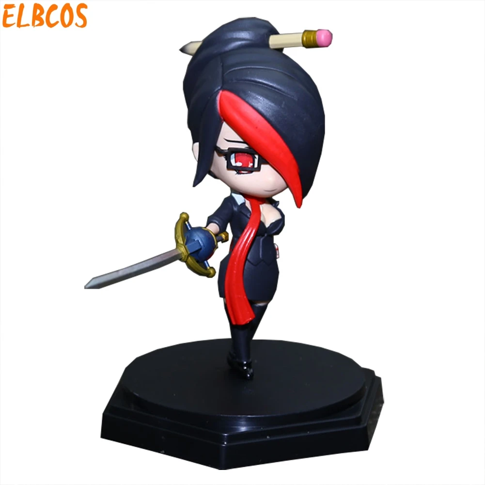 Grand Duelist TV Game Fiora 15cm/5.9'' Q Version Cosplay Kit PVC Action Figures Toys Model