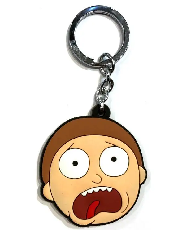 Модель коллекции Rick And Morty брелок с игрушкой Pickle Rick брелок для ключей фигурка Q Edition сумка брелок на подарок игрушка - Цвет: 3