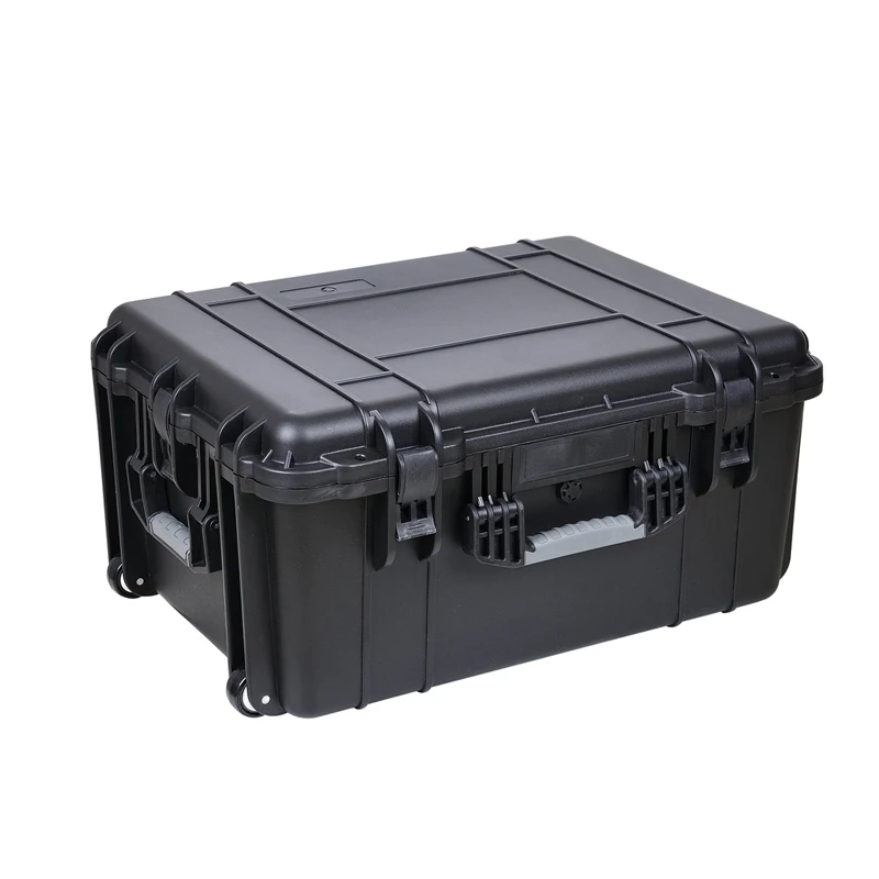 High quality Strong IP 67 rating waterproof wheeled plastic carrying box with pick pluck foam