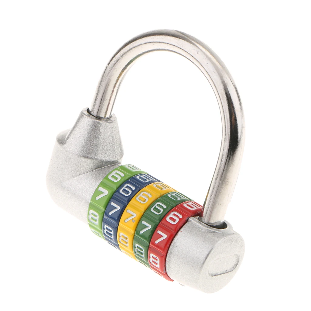 Замок из цинкового сплава с 5 цифрами кодовый замок паролем|password lock|combination padlockcode