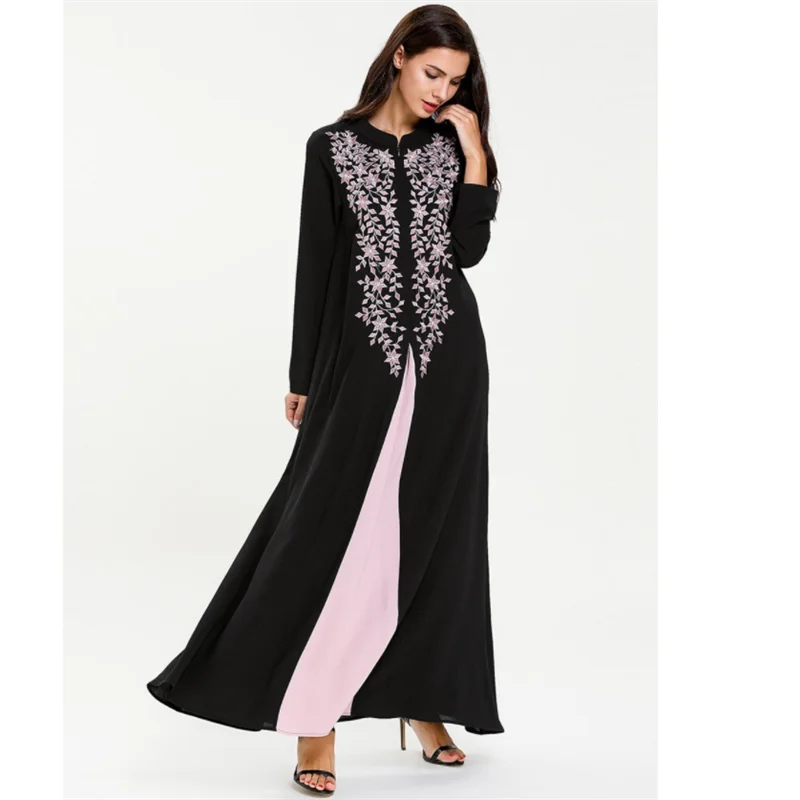 Мусульманское платье Abaya марокканский кафтан халат Дубай модная Арабская