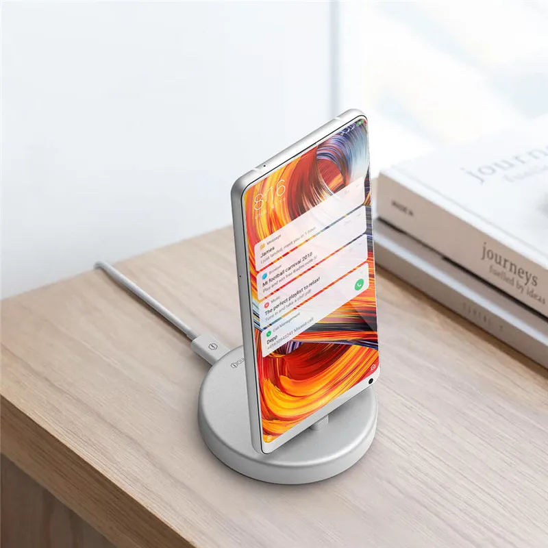 Xiaomi Panki телефон стенд зарядное устройство тип-c версия для Xiaomi samsung huawei Поддержка 18 Вт быстрая Беспроводная зарядка Телефон стенд держатель