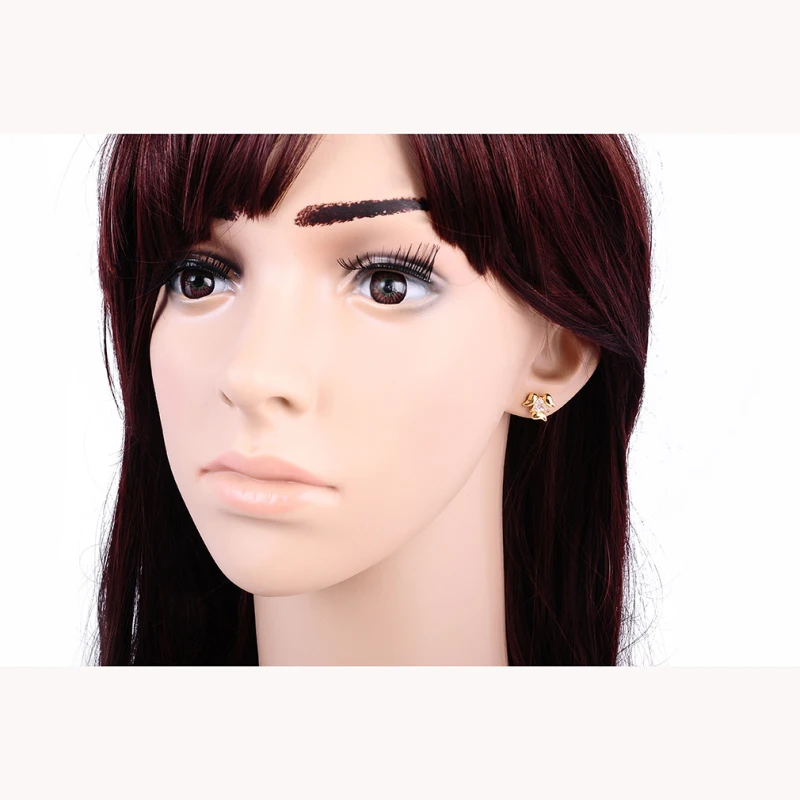 4 вида цветов ювелирные изделия с животными милая собака огранка кубического