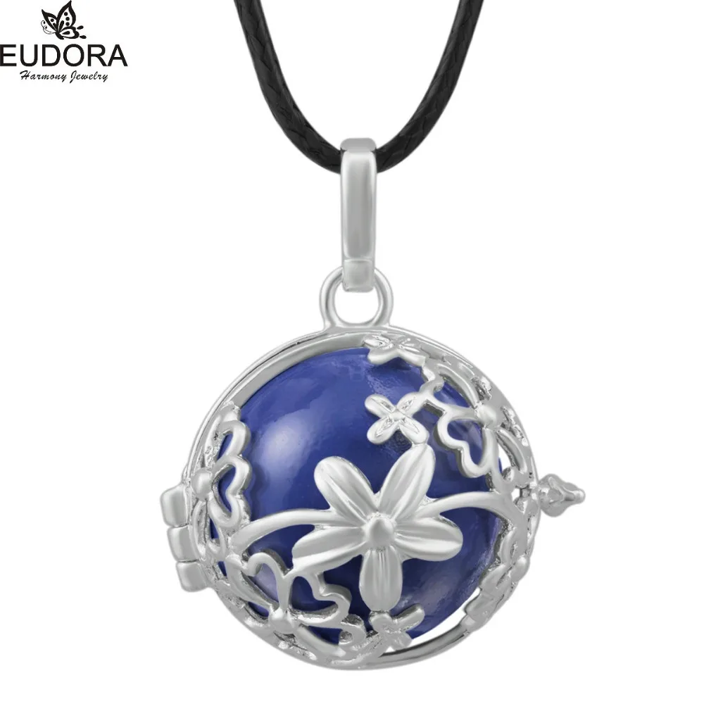 Flower Style Harmony Bola Pendant fit 20mm Eudora Angel Caller Chime Ball Mexican Nekclace Pregnant Women Jewelry | Украшения и