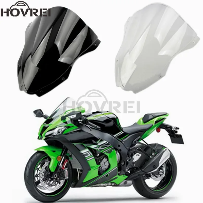 Для Kawasaki Ninja ZX10R ZX-10R ветер Экран дефлекторы лобового стекла Ветер Экран в байкерском стиле
