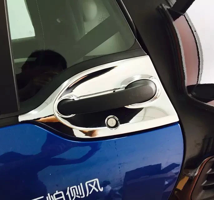 

For Benz Smart Fortwo 2014 2015 2016 2017 ABS Chrome Door Bowl Trim