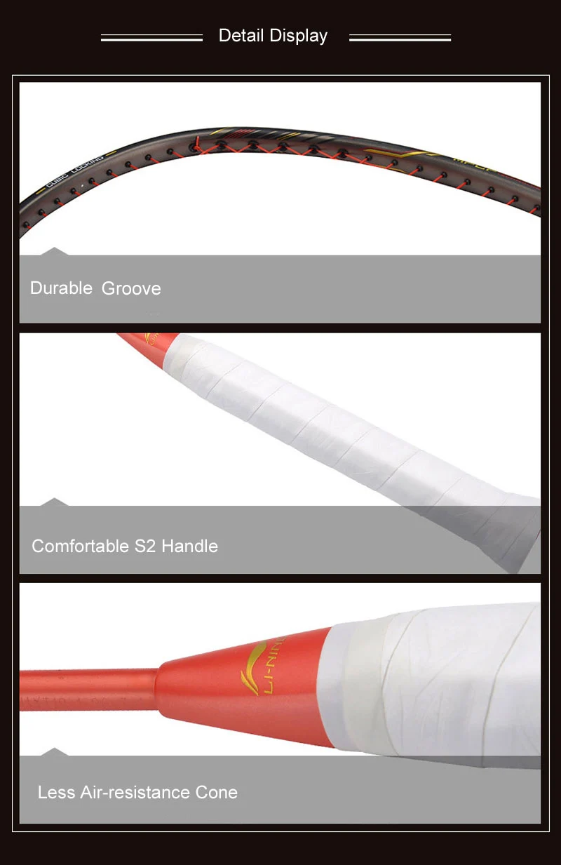 Li-Ning AERONAUT 7000/7000C профессиональная ракетка для бадминтона Zhang Nan подкладка одна ракетка без шнура AYPM452/AYPM442 ZYF311