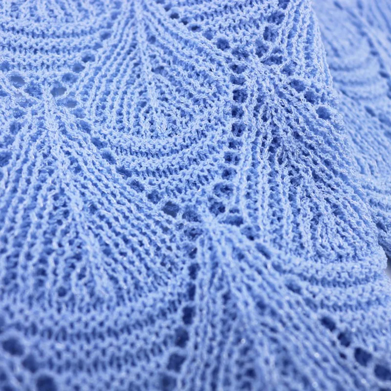 GIGOGOU Spring Summer Autumn Women Sweater V Neck Hollow-out Pullovers Drawstring Long Sleeve Crop Top Knit Lurex Jumper Female | Женская