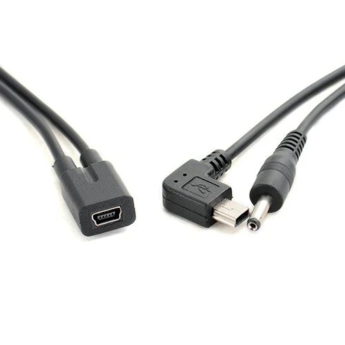 Кабель питания KEFU mini usb Мама-папа mini5p + пост. Ток 3 5 мм x 1 35 | Компьютеры и офис