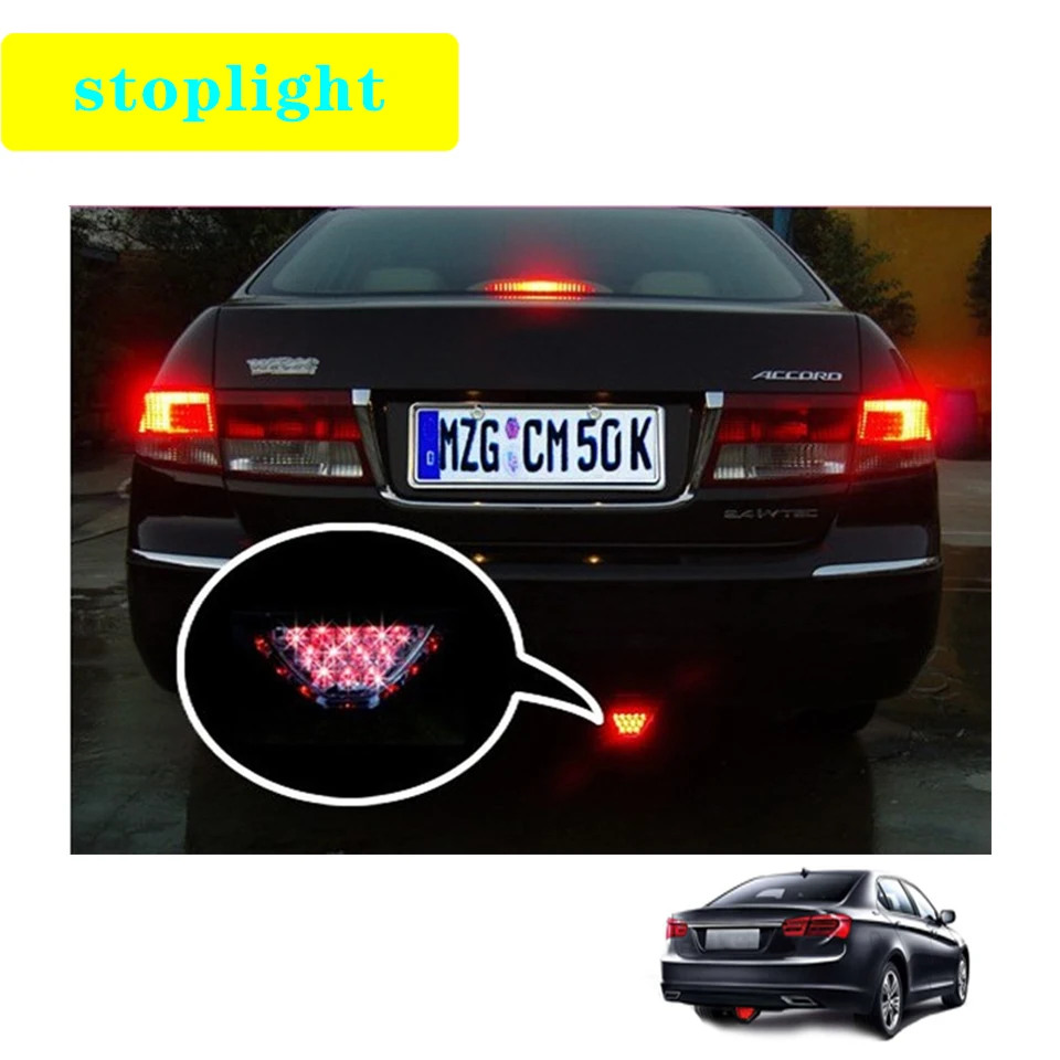 Автомобильная Тормозная Стояночная сигнальная лампа задний бампер светодиодный