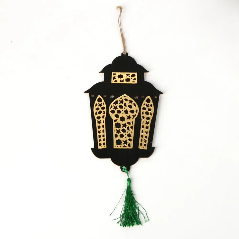 QIFU DIY Eid Деревянные Подвески Рамадан и Ид украшения подвесные ИД Мубарак Декор для