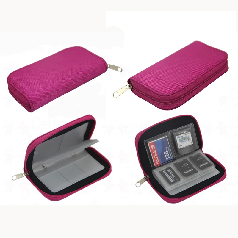 Ткань карты памяти держатель SD посылка канцелярских принадлежностей на молнии