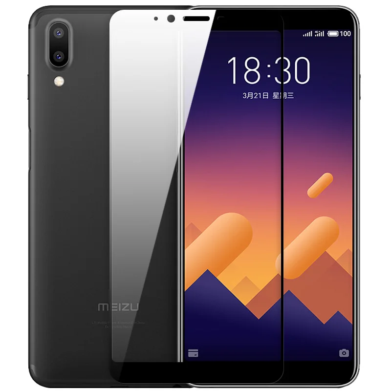 Для Meizu E3 5 99 &quot9 H 2.5D полное покрытие закаленное стекло Защита экрана для 99&quot