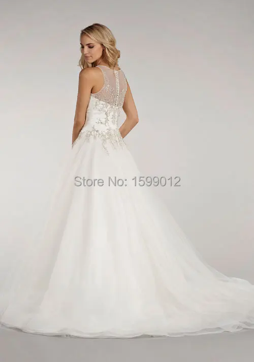 Free Shipping 2014 Fashionable Embroidery Organza Wedding Dress Bridal Gown Sweetheart neck Vestido de noiva Custom Made Size | Свадьбы и
