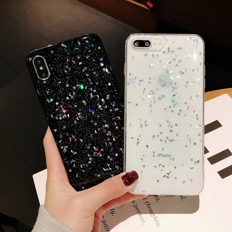 Ультра-тонкие мягкие чехлы с блестящими звездами для huawei P30 P20 P10 Pro Lite mate 10 20 Pro Honor 10 20 Pro Nova 3 3i 4 P Smart Plus