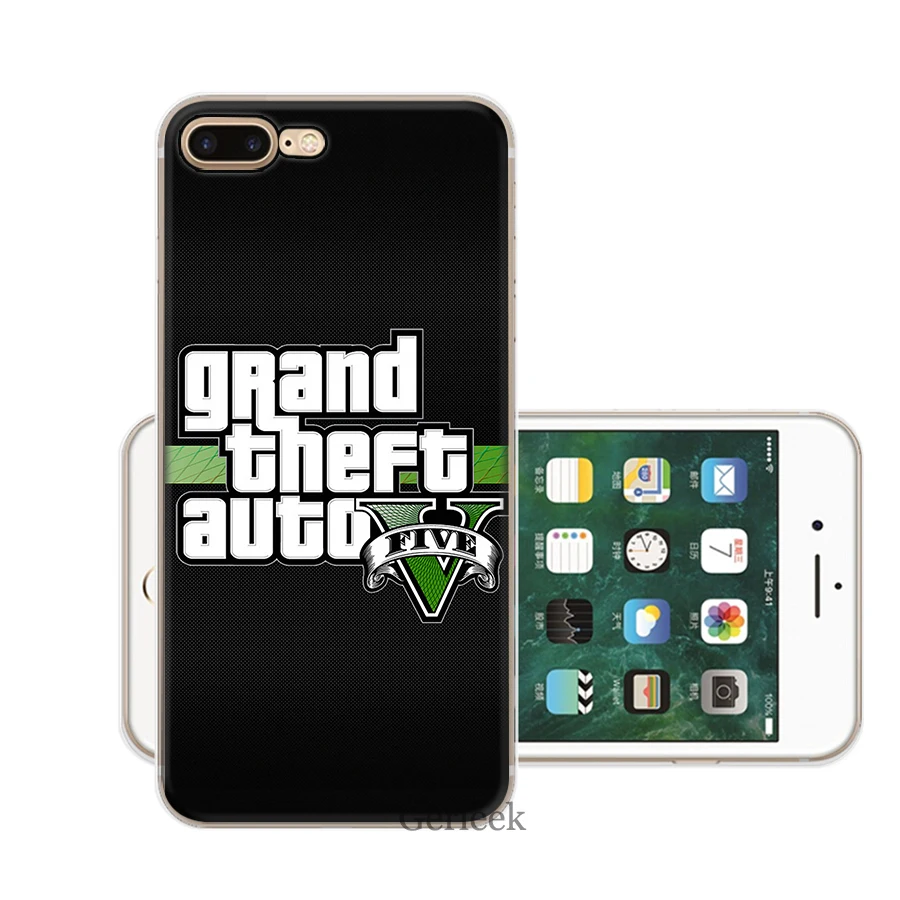 Чехол для телефона Rockstar Gta 5 Grand Theft iPhone 11 Pro X XR XS Max 6 6s 7 8 Plus 5s SE|Чехлы-накладки| |
