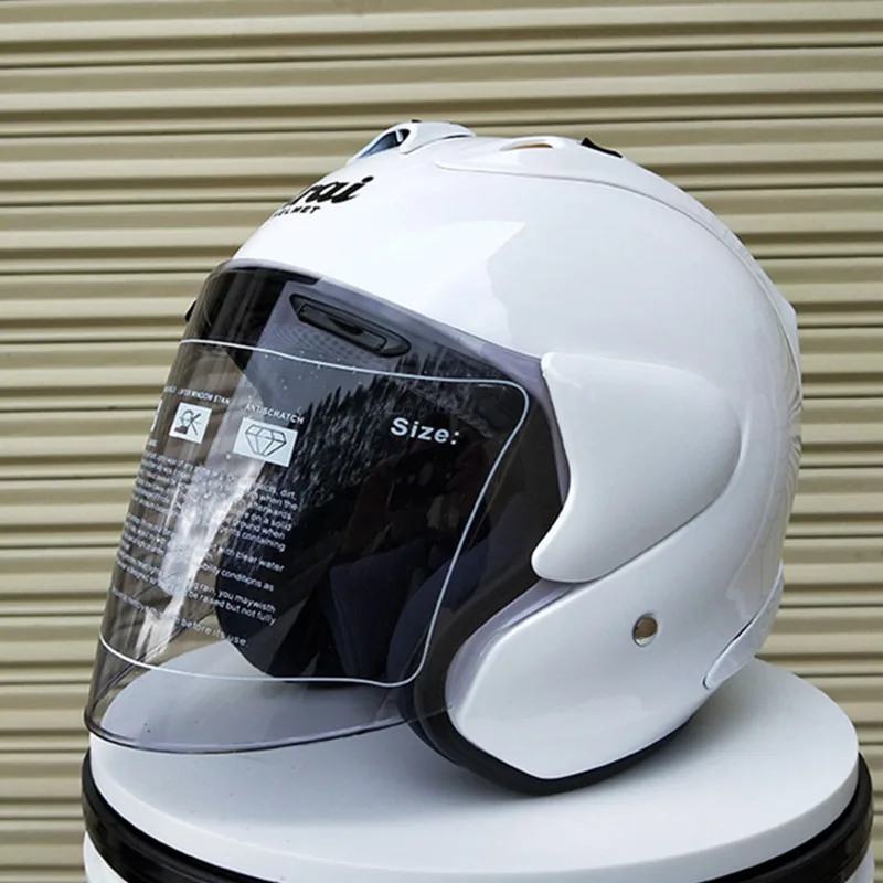 ARAI R4 Топ хит 3/4 шлем мотоциклетный шлем полушлем открытый шлем для мотокросса Размер: s m l xl XXL, Capacete - Цвет: Белый