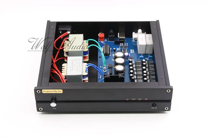 Выпуск L1543DAC 16X шестнадцать параллельных TDA1543 HiFi аудио DAC декодер цифровой/аналоговый вход-черный