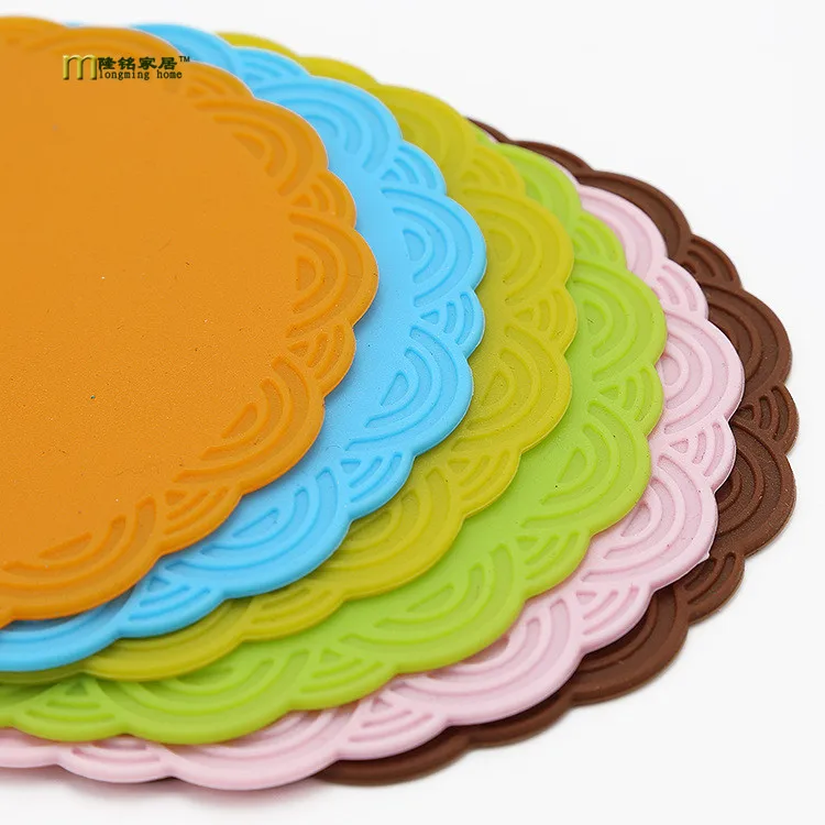 1 шт. небольшая толщина силиконового коврика изоляционная чашка коврик из