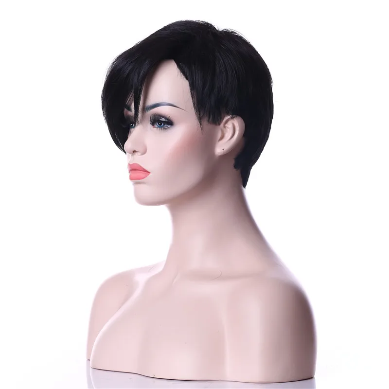 HAIRJOY Женские синтетические парики натуральные черные волосы парик 6 цветов доступны