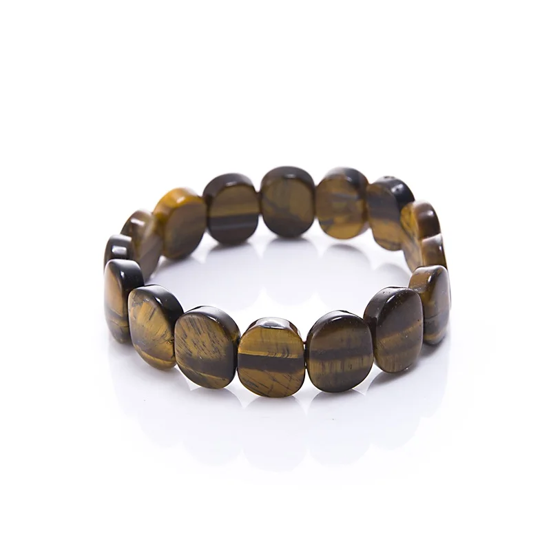 Мода 5A натуральный камень тигровый глаз браслеты и браслет для женщин и мужчин браслеты подарок Квадратные браслеты аксессуары