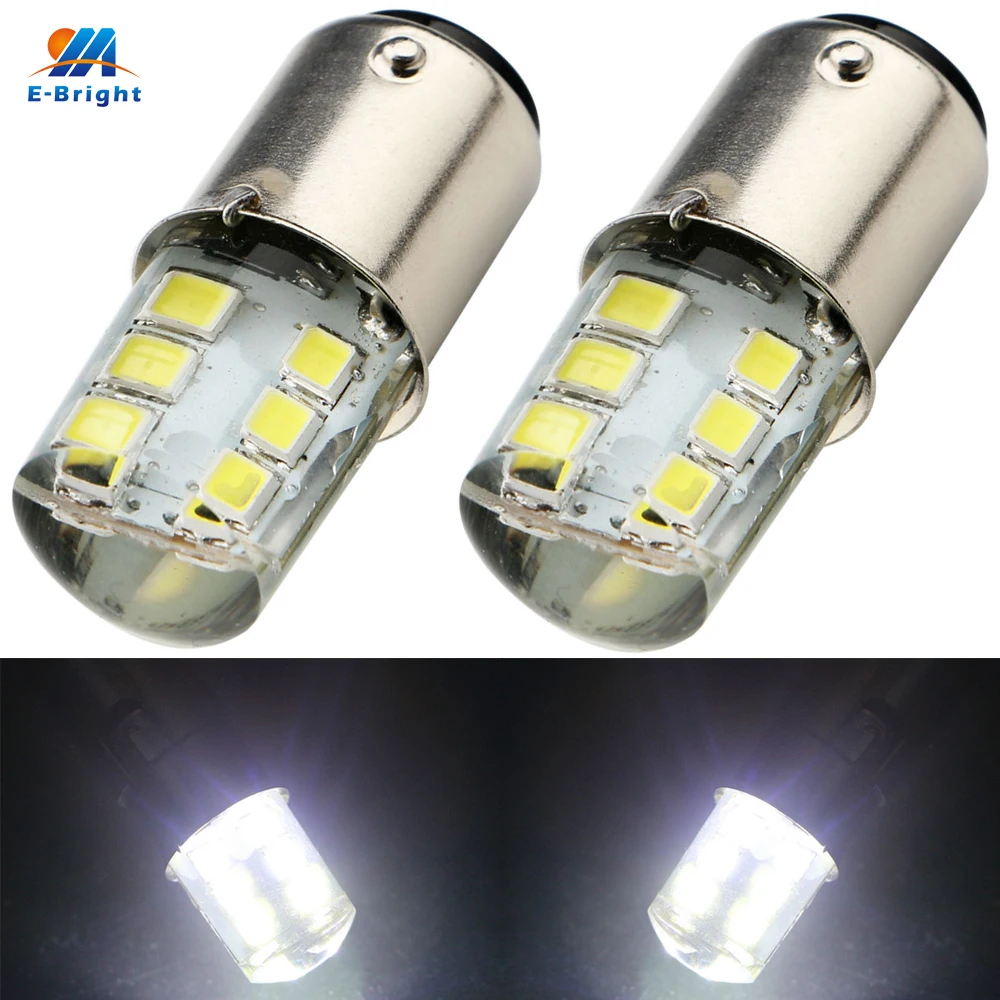 YM E Bright стробоскопическая вспышка 2 шт. S25 1156 BA15S 1157 BAY15D 2835 12 SMD кремнезема P21W 12LED